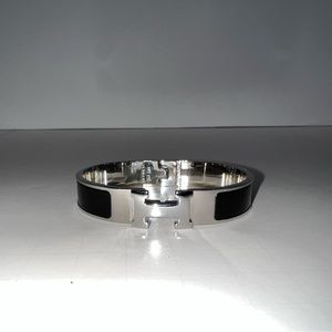 Iconic H Bracelet Black & Silver